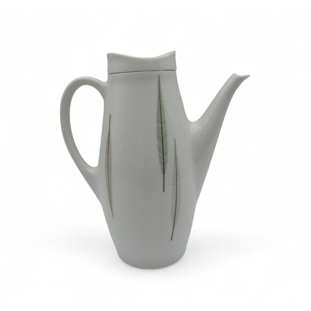 Thomas Coffee Pot Grass Leaf Design Germany Vintage